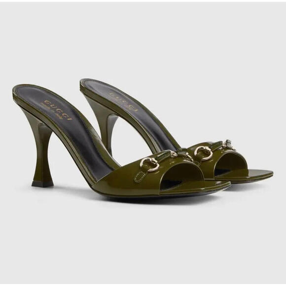 Gucci Horsebit Leather Slide Sandals (PLEASE REQUEST YOUR SIZE FOR PURCHASING) - Picture 2 of 3